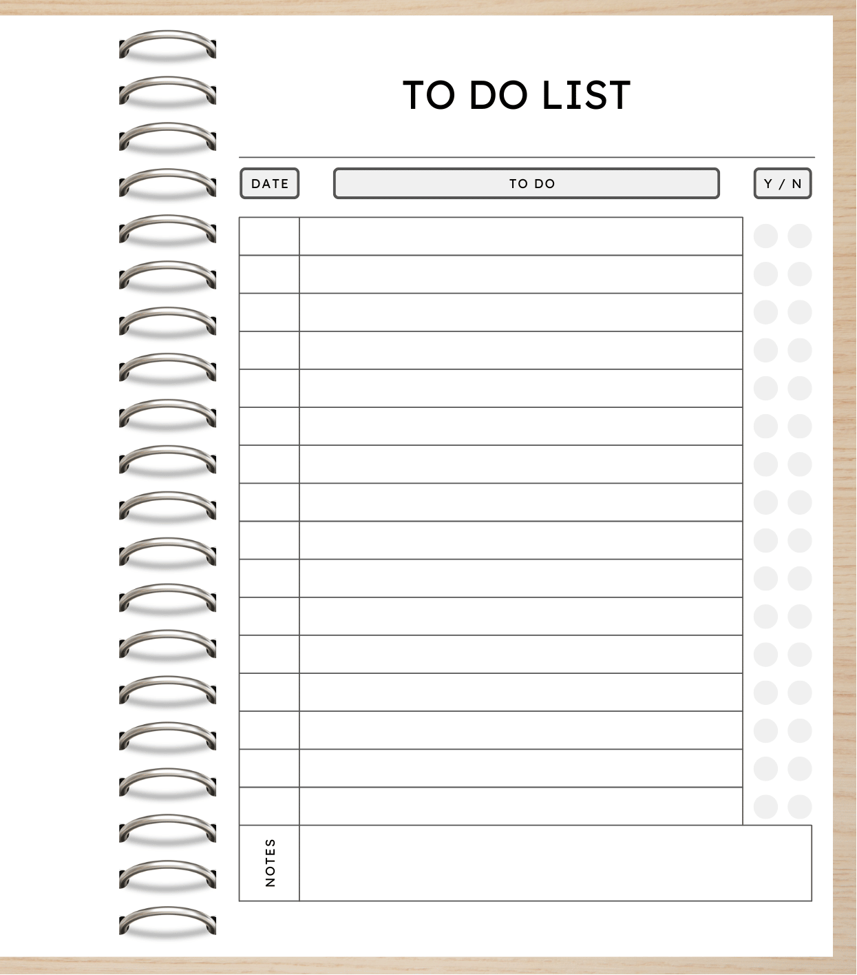 Black Abstract Teacher Planner